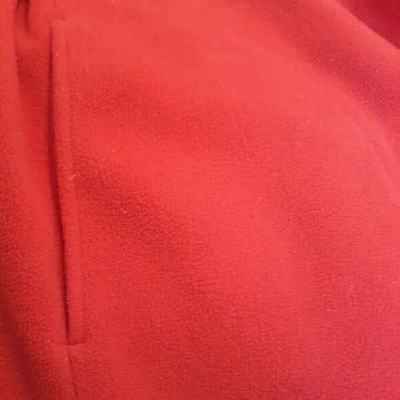 NFL for Her Tampa Bay Women's Medium Red 1/4 Zipper Fleece Pullover Top Jacket - Picture 5 of 6